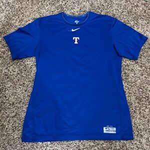 Men’s Nike Pro-Combat Rangers Blue Dri-Fit Sports Tee T-Shirt - Size XL